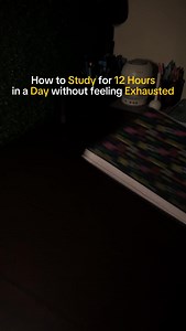 Here’s a practical, science-based plan especially for school students and very effective during exams!!✨ • The Core Strategy Your mind can stay fresh for 12 hours only if you alternate focus rest variation. 1. Use the “3–3–3–3 Method” (Most Sustainable 12-hour Schedule) • Block 1 – 3 hours Study your hardest subject first. Your brain is fresh, so do the most difficult tasks here. Break – 1 hour Eat, relax, walk, shower. No phone scrolling — keep your mind calm. • Block 2 – 3 hours Do moderate di