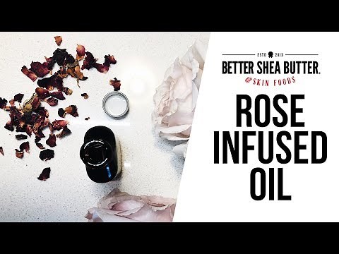 Rose Infused Oil Tutorial | Almond Oil + Dry Rose Petals | DIY Skin Care