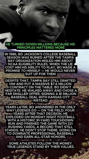 HE TURNED DOWN MILLIONS BECAUSE HIS PRINCIPLES MAT