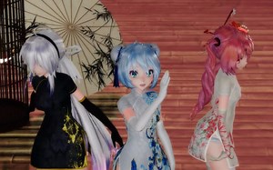 Miku Haku Teto ~ 桃源恋歌