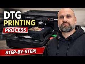 DTG Printing on a Brother GTX Pro – Full Step-by-Step Process