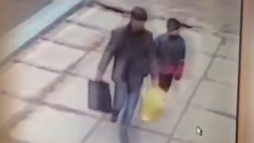 CCTV footage shows last moment of 10 year-old victim of Russian paedophile