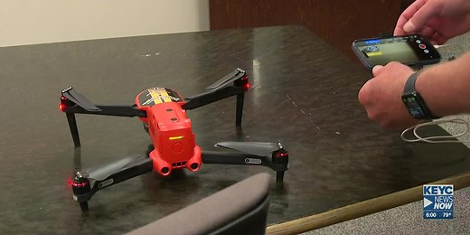 Crews rescue injured man collapsed on railroad track with drone assistance