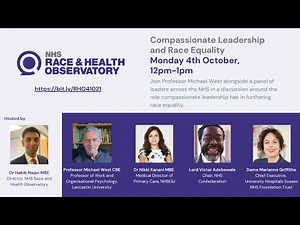 NHS Race and Health Observatory - Compassionate Leadership and Race Equality
