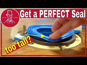 Fluidmaster Better Than Wax Toilet Seal Install + Custom Spacer Fix for a Wobble-Free Fit