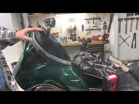 How to replace a Harley ultra windshield