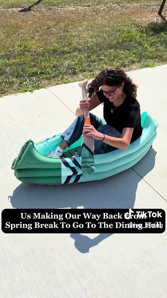 And yes we want our canoe back. Iykyk. #springbreak #iup #fyp #trending #boat