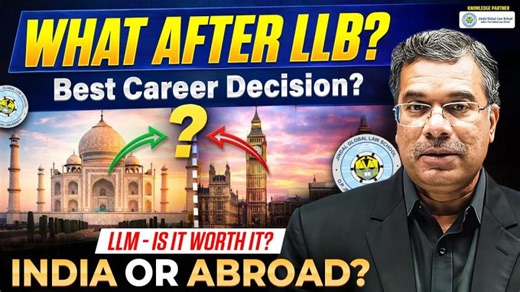 LL.M. after LL.B.: Expert Insights from Jindal Global Law School | Jindal Global Law School (JGLS) posted on the topic | LinkedIn