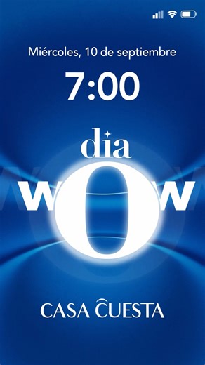 ¡Llegó el Día WOW! El evento online más grande del año ya está aquí con ofertas que no te puedes perder. Disfruta hasta un -40% en electrodomésticos y hasta un -30% en hogar, además recibe un 20% de descuento adicional al pagar con tus Tarjetas de Crédito personales de Banco Popular hasta un 8% de ahorro regular con tu tarjeta Plus CCN Mastercard ✨ Exclusivo online en casacuesta.com ¡Aprovecha ya, solo por hoy, no te lo pierdas! 😎 *Promoción aplica en toda la compra online el miércoles 10 de se