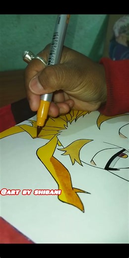 Finally finished Hawks drawing from My hero academy (Boku no academic) #anime #animeart #drawing