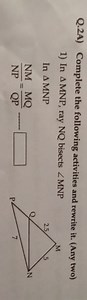 Q.2A) Complete the following activities and rewrite it. (Any tw... | Filo