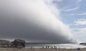 WATCH: Massive Cloud Engulfs Beach, Then The Unthinkable Happens!