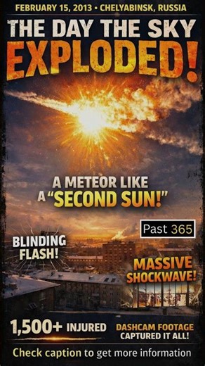 The Day the Sky Exploded Over Russia (2013) |Check Description #Shorts#Space#Science#Past365