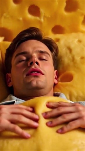 cheese bed or bread bed ASMR#asmr#shorts