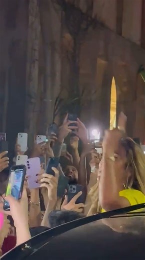 KaRoL G sings with fans in Brazil ahead of her historic NFL halftime show performance. 🇧🇷✨ What song do you think she’ll open with today? | Fuse