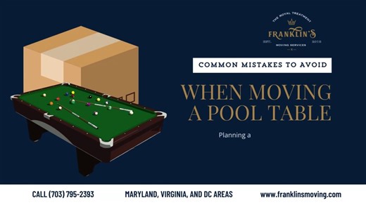 Common Mistakes to Avoid When Moving a Pool Table