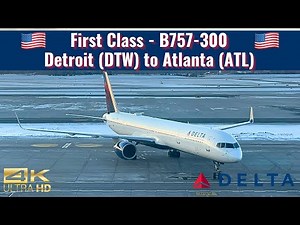 Delta Airlines | B757-300 | First Class | Detroit (DTW) to Atlanta (ATL) | Trip Report