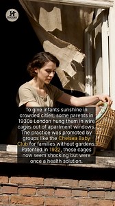 In the 1930s, some parents kept their babies in cages outside their apartment windows. | The History Page