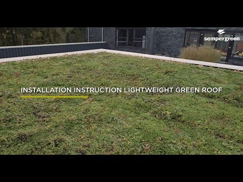 Installation instruction Sempergreen lightweight green roof