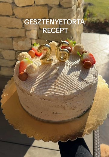 Gesztenyétorta recept lépésről lépésre