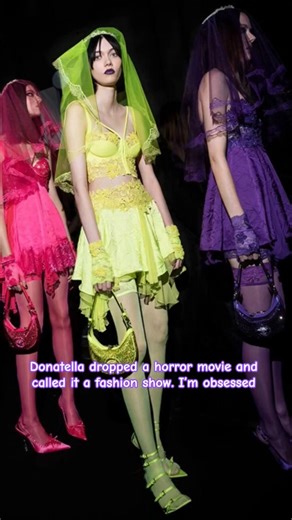 Why Donatella's Horror Fashion Show Was So Successful #bellahadid #vittoriaceretti