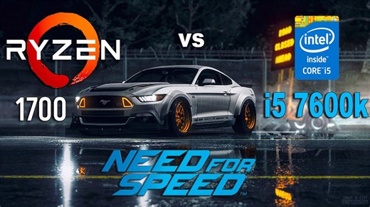 Ryzen 7 1700 vs i5 7600K in NFS 2015 (GTX 1070)
