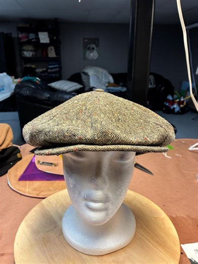 Vintage 70s Newsboy Cap, Union Made in USA, Large Size Tweed Hat, 8-panel Wool Blend Flat Cap, Classic Gatsby Style - Etsy