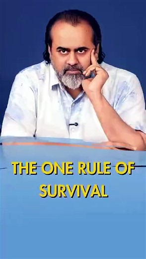 The One Rule Of Survival || Acharya Prashant