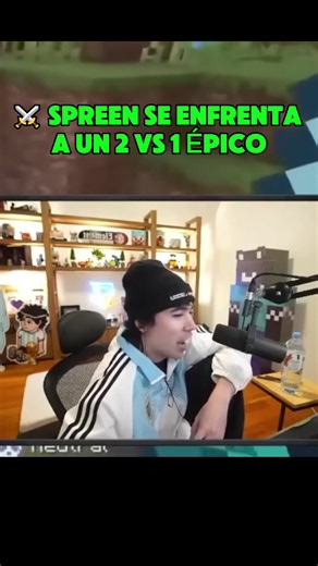⚔️ SPREEN SE ENFRENTA A UN 2 vs 1 ÉPICO #spreen #minecraftextremo #pvp #epico