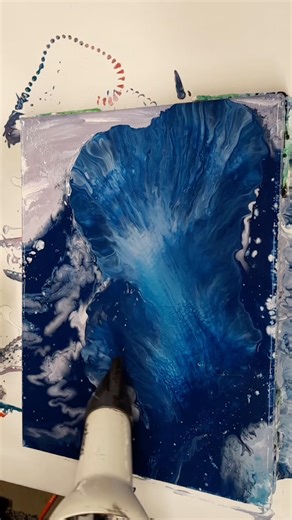 You won’t believe this started as random paint… 🎨👇 What do you see? Comment! #fyp #shorts