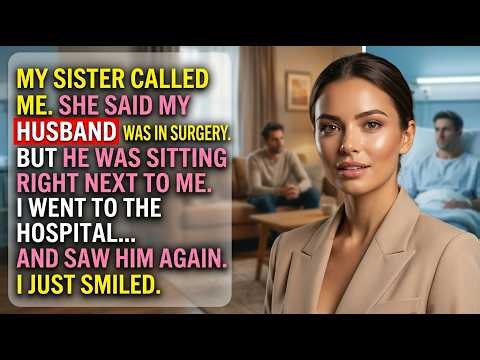 My Sister Said Your Husband's in Surgery — He Was Sitting Beside Me Both Were Real