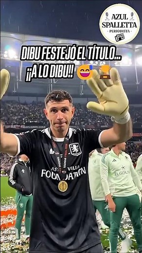 ¡DIBU MARTÍNEZ LO HIZO OTRA VEZ! El descontrolado festejo "A LO DIBU" tras ser Campeón 🏆