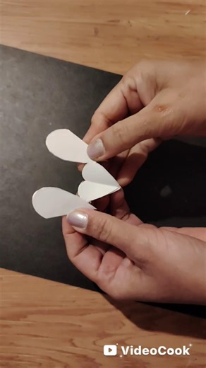 crafting hearts out of paper #youtubeshorts