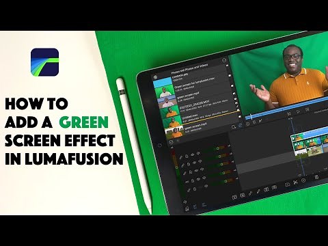 How to add green screen effect in Lumafusion | Chroma Key Tutorial