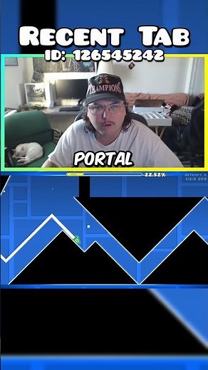 Recent Tab Wave Challenge #geometrychallenge #geometrydash #recenttab