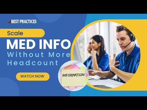 How To Scale Medical Information Operations in a High-Volume World