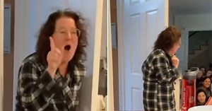 Rektor redo läxa upp ”inkräktare” i hemmet – får sitt livs överraskning när hon inser vilka som tagit sig in