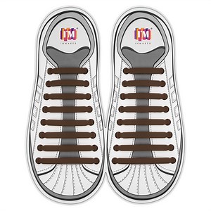 INMAKER No Tie Shoe Laces for Adults and Kids, Elastic Shoelaces for Sneakers, Rubber Silicone Tieless Laces