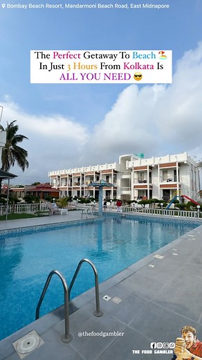 Bombay Beach Resort : Bucket-list This Most Gorgeous Sea-Beach Facing Stay Near Kolkata 🏖️ #thefoodgambler #kolkata #trending #reelsinstagram #kolkatadiaries #reelkarofeelkaro #explorepage #eenrranorth #northkolkata #affordablestaycation #budgetfriendly #travel #vacation #holiday #travelgram #hotel #airbnb #wanderlust #instagood #relax #getaway #adventure #luxury #weekend #familytime #holidays #bombaybeachresort #mandarmoni | The Food Gambler