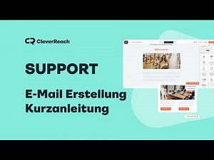 In 1 Minute durch den E-Mail Erstellprozess | Kurzanleitung