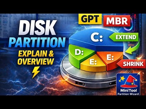 Disk Partition Masterclass ⚡ Shrink, Extend, GPT, MBR & MiniTool