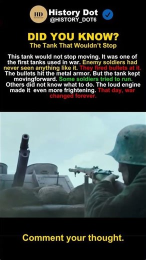 The Tank That Wouldn't Stop 😯