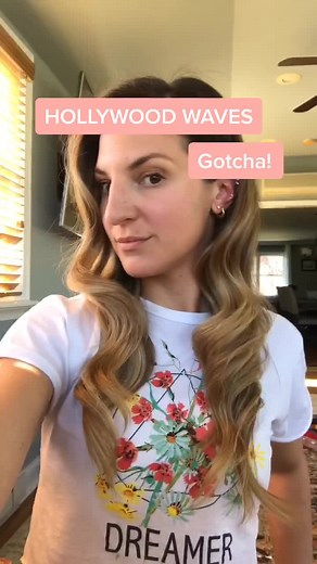 Would you curl your hair this way? #hairstylist #hairtutorial #hollywoodhair #prom #prom2020 #curltutorial #promlook #promdiy #retrohair #hair