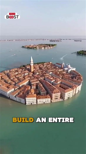 How did they build an entire city on WATER?! Venice sits in a lagoon of soft mud - buildings should sink immediately! The genius solution: millions of wooden logs driven 60 feet deep into the lagoon floor until they hit solid clay. The logs displaced water and compressed sediment to create stable foundations But here’s the mind-blowing part - they cut the piles below the waterline so they stay permanently submerged. Underwater wood doesn’t rot because there’s no oxygen for bacteria! Those wooden