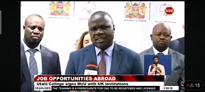 Kenya Utalii College going global to secure jobs and training for its students. #KenyaUtalii #hospitalitycareers #hospitalityindustry #GR28 Ministry of Tourism and Wildlife - Kenya | Kenya Utalii College