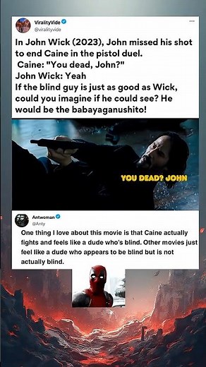 JOHN WICK vs. Donnie yen : PISTOL Duel #johnwick #shorts