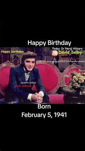 Happy birthday David Selby, born February 5, 1941.