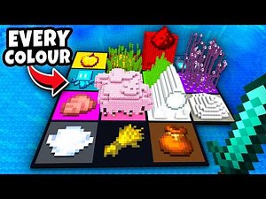I Built a Farm for EVERY COLOUR in Minecraft Hardcore