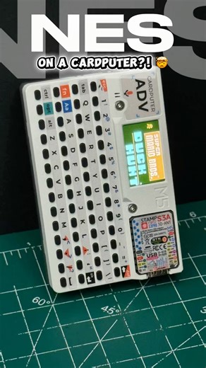 NES on a Cardputer?! 🤯 #CardputerADV #M5Stack #NES #Nintendo #RetroGaming