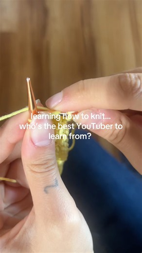 who taught YOU how to knit? #knitting